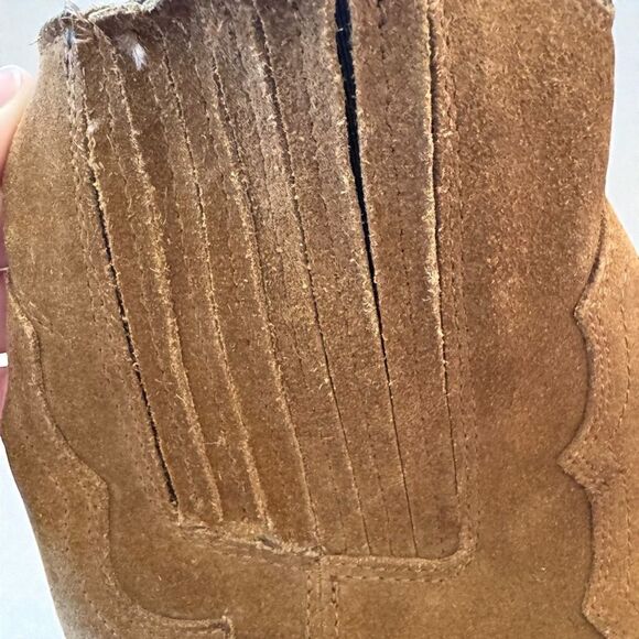 Frye Austin Chelsea Suede Copper Brown Boots main image 9